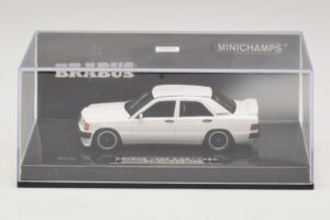 Mercedes Brabus 3.6S 190E W201 Hvid Minichamps 1:43 437032602 Metal — billede 4 af 5