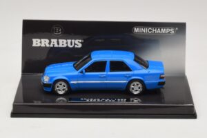 Mercedes Brabus 6.5 500E W124 Blå Minichamps 1:43 437032502 Metal