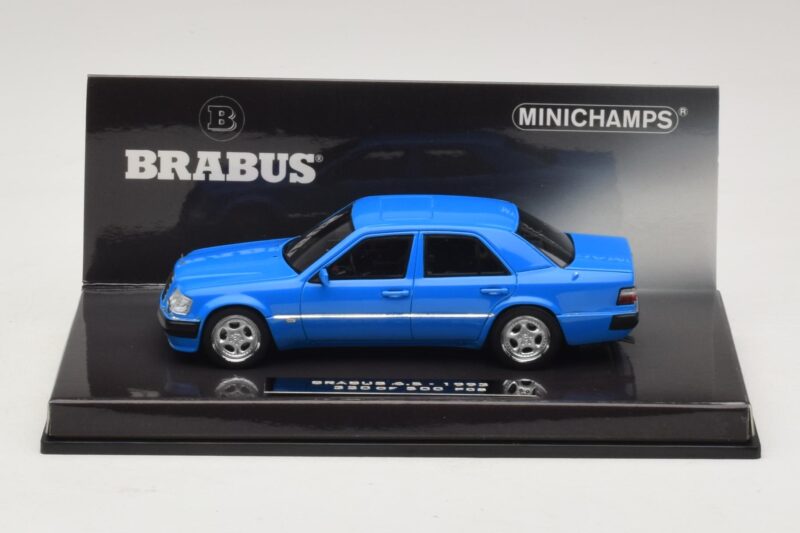 Mercedes Brabus 6.5 500E W124 Blå Minichamps 1:43 437032502 Metal