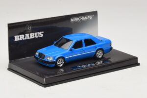 Mercedes Brabus 6.5 500E W124 Blå Minichamps 1:43 437032502 Metal — billede 2 af 5