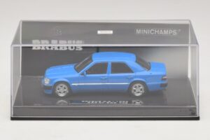 Mercedes Brabus 6.5 500E W124 Blå Minichamps 1:43 437032502 Metal — billede 4 af 5