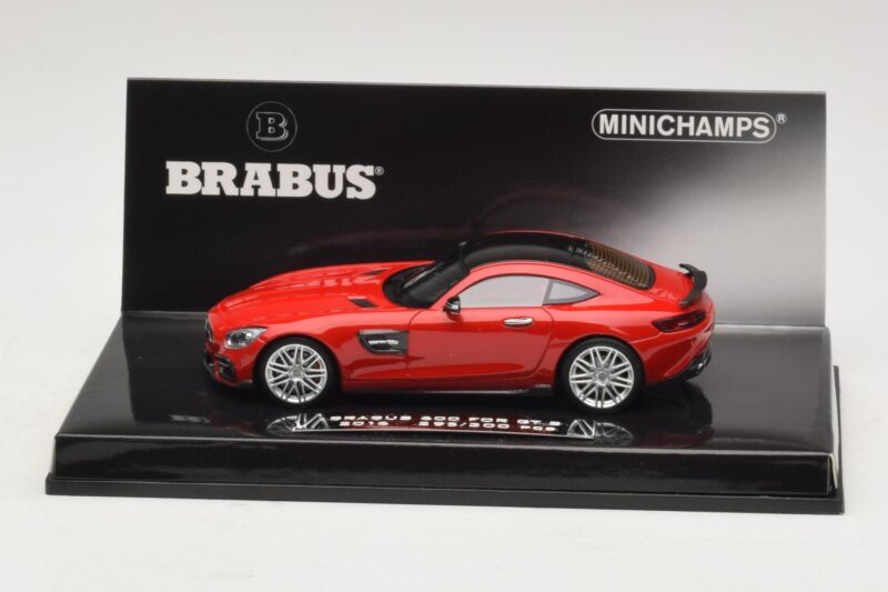Mercedes Brabus 600 GT S C190 Rød Minichamps 1:43 Mercedes Brabus 600 GT S C190 Rød Minichamps 1:43 437032521 Metal