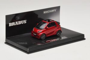 Mercedes Brabus Ultimate 120 Cabriolet Rød Minichamps 1:43 437032730 Metal — billede 2 af 5