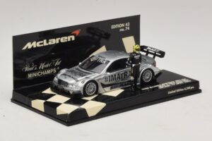 Mercedes C203 DTM Team McLaren Mercedes MP4-98T Mika & Erja Hakkinen Lapland 17 April 2000 Minichamps 1:43 530984378-P1 Metal — billede 2 af 4