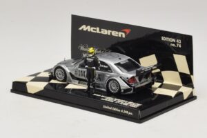 Mercedes C203 DTM Team McLaren Mercedes MP4-98T Mika & Erja Hakkinen Lapland 17 April 2000 Minichamps 1:43 530984378-P1 Metal — billede 3 af 4
