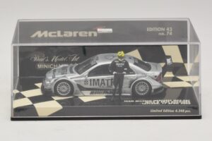 Mercedes C203 DTM Team McLaren Mercedes MP4-98T Mika & Erja Hakkinen Lapland 17 April 2000 Minichamps 1:43 530984378-P1 Metal — billede 4 af 4