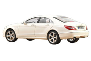 Mercedes CLS C218 Coupé Brilliant White Metallic Norev 1:18 183943 Metal — billede 3 af 3