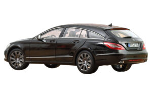 Mercedes CLS Shooting Brake X218 Obsidian Black Metallic Norev 1:18 183944 Metal — billede 3 af 3