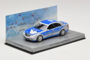 Mercedes E-Class #19 Team Michelin Rally Paris-Peking 2007 Minichamps 1:43 B66962269 Metal — billede 2 af 5
