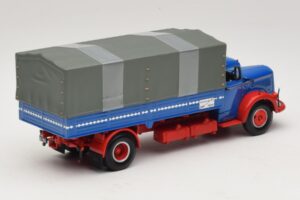 Mercedes L 315 Ladvogn Blå Rød Minichamps 1:43 439034420 Metal — billede 2 af 6