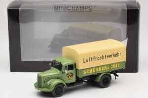 Mercedes L 3500 Ladvogn Schenker Minichamps 1:43 439350028 Metal — billede 6 af 6