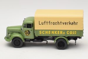 Mercedes L 3500 Ladvogn Schenker Minichamps 1:43 439350028 Metal — billede 3 af 6