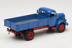 Mercedes L 3500 Tipvogn Blå Rød Minichamps 1:43 439350004 Metal — billede 2 af 6