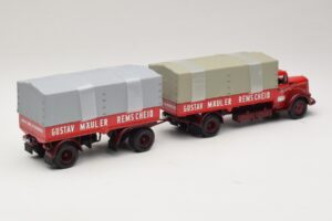 Mercedes L315 Pritschenzug Gustav Mauler Minichamps 1:43 499034720 Metal — billede 2 af 6