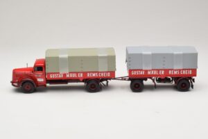 Mercedes L315 Pritschenzug Gustav Mauler Minichamps 1:43 499034720 Metal — billede 3 af 6
