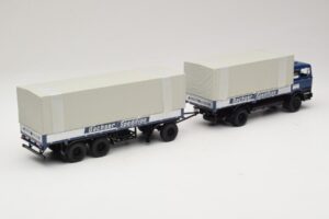 Mercedes LP1624 Pritschenzug Dachser Minichamps 1:43 499034821 Metal — billede 2 af 6