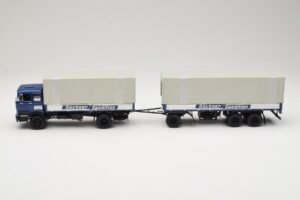 Mercedes LP1624 Pritschenzug Dachser Minichamps 1:43 499034821 Metal — billede 3 af 6
