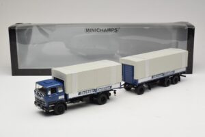 Mercedes LP1624 Pritschenzug Dachser Minichamps 1:43 499034821 Metal — billede 6 af 6