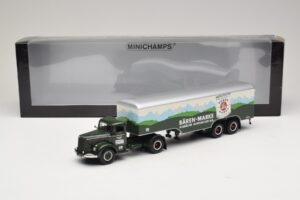 Mercedes LS315 Koffersattelzug Bärenmarke Minichamps 1:43 499034780 Metal — billede 6 af 6