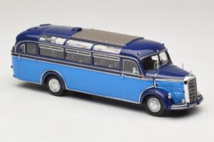 Mercedes O 3500 Bus Lyseblå Mørkeblå Minichamps 1:43 439360011 Metal — billede 4 af 6