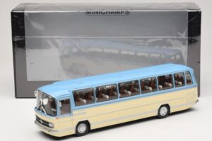 Mercedes O302 Blå Creme Minichamps 1:43 439035181 Metal — billede 6 af 6