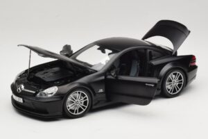 Mercedes SL65 AMG R230 Black Series Matt Black Minichamps 1:18 100038121 Metal — billede 2 af 8