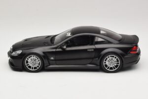 Mercedes SL65 AMG R230 Black Series Matt Black Minichamps 1:18 100038121 Metal — billede 4 af 8