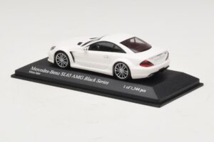 Mercedes SL65 AMG R230 Black Series Mat Hvid Minichamps 1:43 400038222 Metal — billede 3 af 4