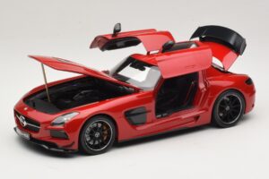 Mercedes SLS AMG C197 Black Series Rød Minichamps 1:18 110033022 Metal — billede 3 af 8