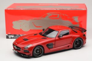 Mercedes SLS AMG C197 Black Series Rød Minichamps 1:18 110033022 Metal — billede 8 af 8