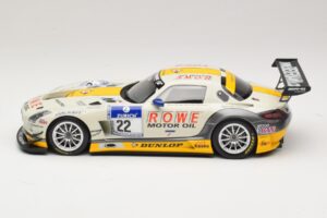 Mercedes SLS AMG GT3 #22 Graf / Jager Rowe Racing 24 Hours of Nurburgring 2013 Minichamps 1:18 151133122 Metal — billede 3 af 6