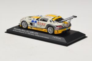 Mercedes SLS AMG GT3 #22 Rowe Racing Graf / Jager Nurburgring 24 Hours 2013 Minichamps 1:43 410133222 Metal — billede 3 af 4