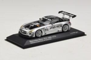 Mercedes SLS AMG GT3 #96 M. Hakkinen / R. Arnold 6 Hours of Zhuhai 2011 Minichamps 1:43 410113296 Metal — billede 2 af 4