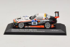 Mercedes SLS AMG GT3 #66 Hankook C. Frankenhout / Simonsen 24 Hours of Nurburgring 2012 Minichamps 1:43 437123266 Metal