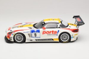 Mercedes SLS AMG GT3 #9 B. Schneider / J. Bleekemolen Black Falcon 24 Hours of Nurburgring Winner 2013 Minichamps 1:18 151133 — billede 3 af 6