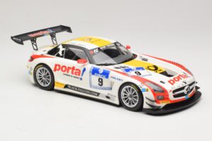 Mercedes SLS AMG GT3 #9 B. Schneider / J. Bleekemolen Black Falcon 24 Hours of Nurburgring Winner 2013 Minichamps 1:18 151133 — billede 4 af 6