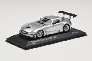 Mercedes SLS AMG GT3 Sølv Minichamps 1:43 410113202 Metal — billede 2 af 4