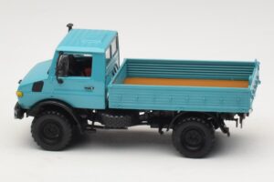 Mercedes Unimog 1300 L Ladvogn Blå Minichamps 1:43 439033020 Metal — billede 3 af 6