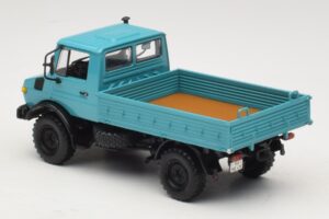 Mercedes Unimog 1300 L Ladvogn Blå Minichamps 1:43 439033020 Metal — billede 5 af 6