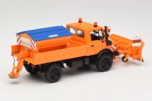 Mercedes Unimog 1300 L Sneplov Orange Minichamps 1:43 439033060 Metal — billede 2 af 6