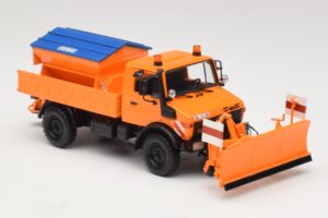 Mercedes Unimog 1300 L Sneplov Orange Minichamps 1:43 439033060 Metal — billede 4 af 6