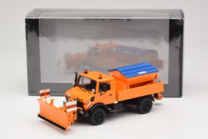 Mercedes Unimog 1300 L Sneplov Orange Minichamps 1:43 439033060 Metal — billede 6 af 6