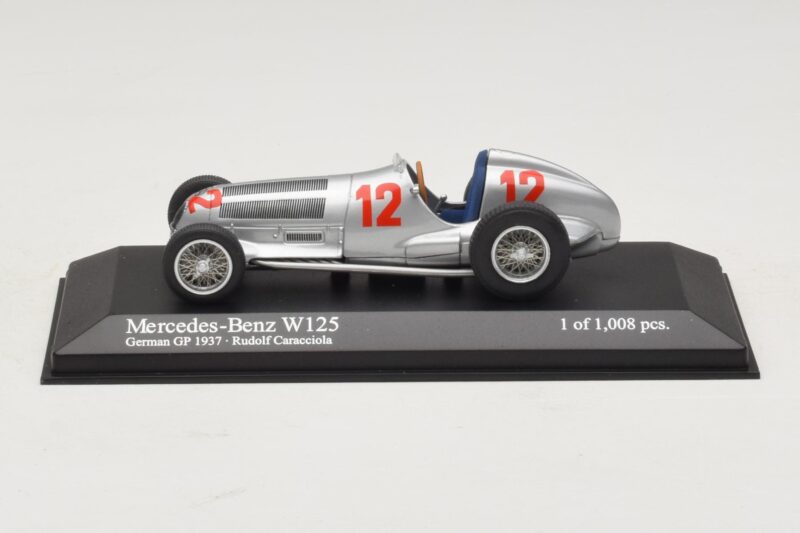 Mercedes W125 R. Caracciola German GP 1937 Minichamps 1:43 400370012 Metal
