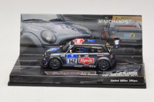Mini Cooper #142 Von Bohlen / F. Grohs Schirra Motorsport Nurburgring 24 Hours 2011 Minichamps 1:43 Mini Cooper #142 Von Bohlen / F. Grohs Schirra Motorsport Nurburgring 24 Hours 2011 Minichamps 1:43 43112142 Metal