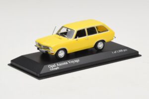 Opel Ascona A Voyage Gul Minichamps 1:43 400045811 Metal — billede 2 af 4