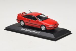 Opel Calibra Turbo 4x4 Rød Maxichamps 1:43 940045721 Metal — billede 3 af 4
