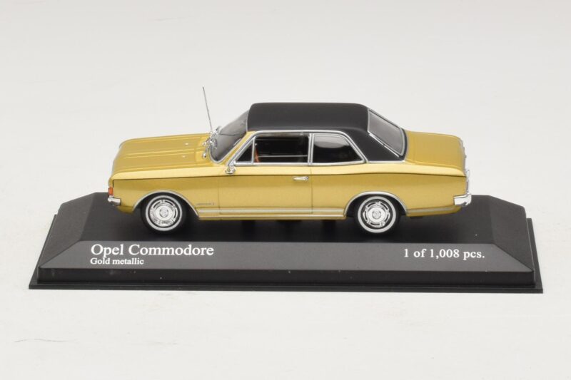 Opel Commodore A Guld Metallic Minichamps 1:43 430046165 Metal