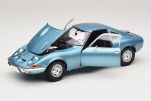 Opel GT Blue Metallic Minichamps 1:18 180049030 Metal — billede 2 af 8