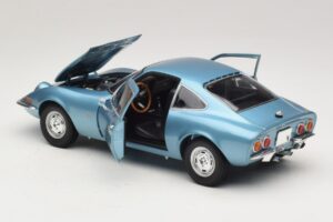 Opel GT Blue Metallic Minichamps 1:18 180049030 Metal — billede 5 af 8