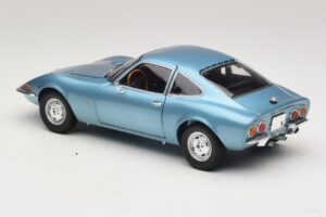 Opel GT Blue Metallic Minichamps 1:18 180049030 Metal — billede 7 af 8